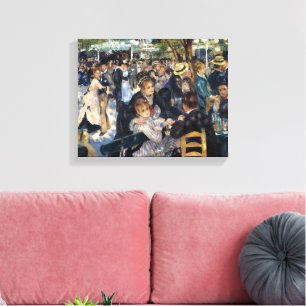 Lienzo Le Moulin de la Galette Renoir