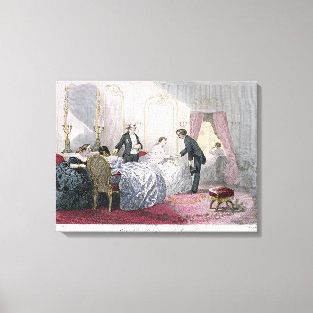 Lienzo Le Salon de loge a l'Opera (Anverso)
