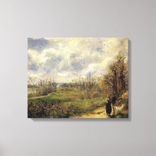 Lienzo "Le Sente du Chou, cerca de la lona envuelta de