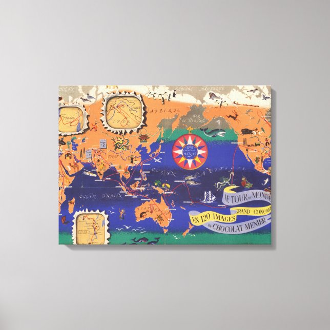 Lienzo Le Tour du Monde (Anverso)