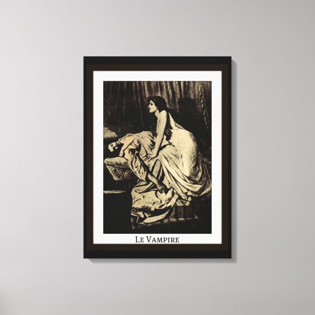 Lienzo Le Vampire by Burne-Jones (Anverso)