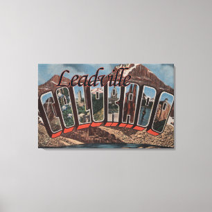 Lienzo Leadville, Colorado - escenas grandes de la letra