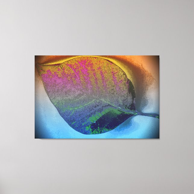 Lienzo Leaf Art (Anverso)