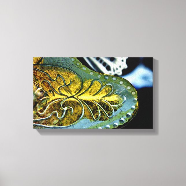 Lienzo Leaf de oro (Anverso)