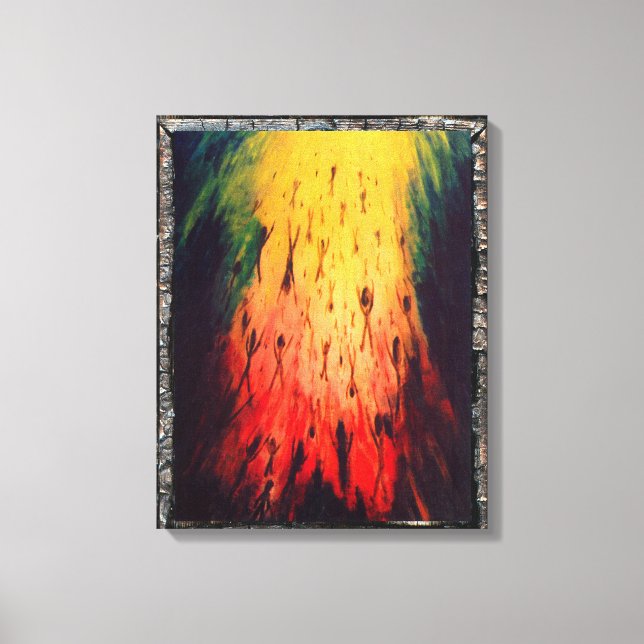 Lienzo Leaving The Darkness Enter The Light (Anverso)