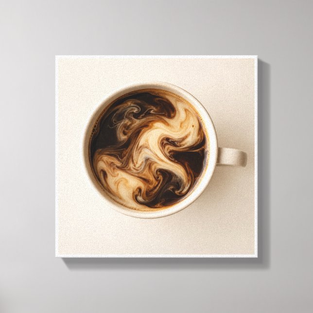 Lienzo Leche con Café (Anverso)