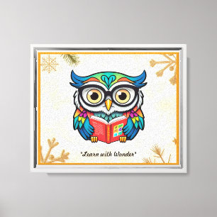 Lienzo "Lechuza de Sabiduría"