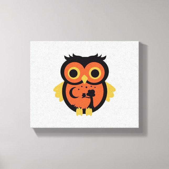 Lienzo Lechuza Halloween (Anverso)