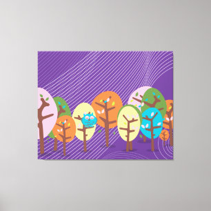 Lienzo Lechuza Sleepy