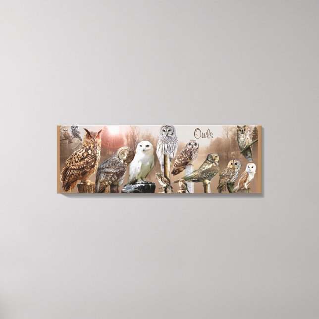 Lienzo Lechuzas (Anverso)