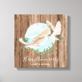 Lienzo Lechuzas personalizadas