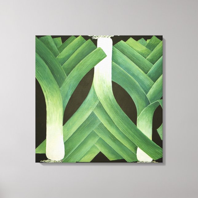 Lienzo Leeks 2014 (Anverso)