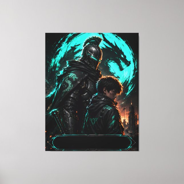 Lienzo Legado del Padre Cyber Dragon (Anverso)