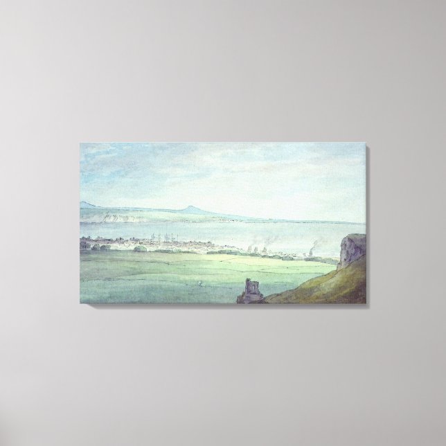 Lienzo Leith, con Kirkaldy en la costa de Fifeshire (Anverso)