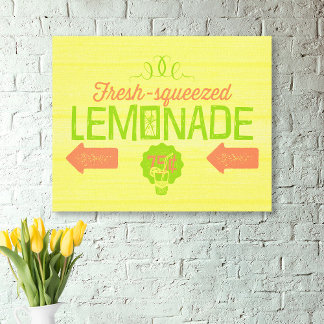 Lienzo Lemonada fresca exprimida
