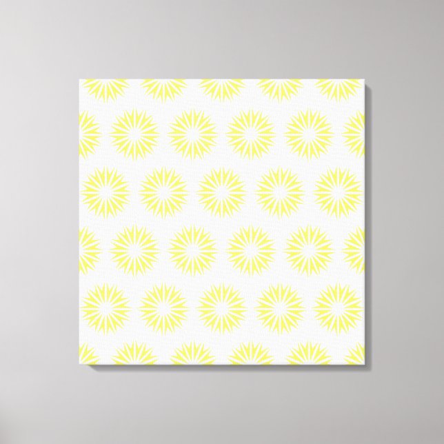 Lienzo Lemonade Modern Sunbursts (Anverso)