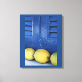 Lienzo Lemones azules