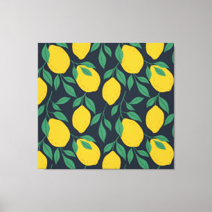 Lienzo Lemones coloridos: Vibrancia de mano.