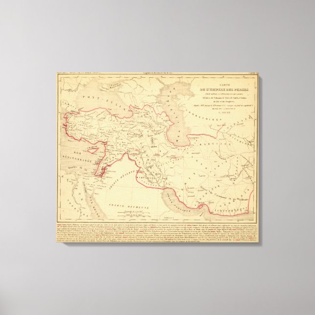 Lienzo L'Empire des Perses (Anverso)