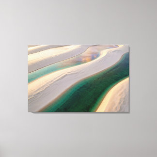 Lienzo Lençóis Maranhenses The Teal Oasis Spiritual art