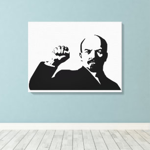 Lienzo Lenin, URSS, CCCP, Unión Soviética, Comunismo