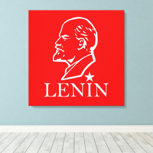 Lienzo Lenin, URSS, CCCP, Unión Soviética, Comunismo