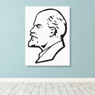 Lienzo Lenin, URSS, CCCP, Unión Soviética, Comunismo