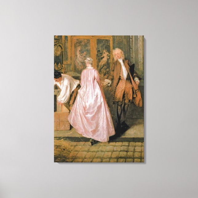 Lienzo L'Enseigne de Gersaint, 1720 (Anverso)