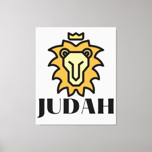 Lienzo León De Judah Crown Canvas Wall Art