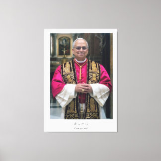 Lienzo León XIV Robert Francis Prevost