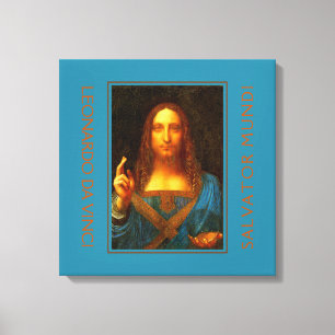 Lienzo LEONARDO DA VINCI SALVATOR MUNDI Bella Artes