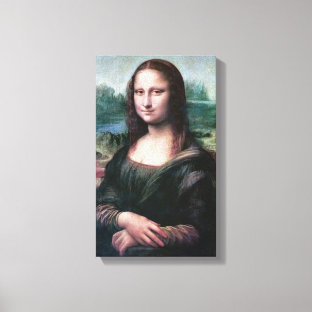 Lienzo Leonardo Mona Lisa (Anverso)