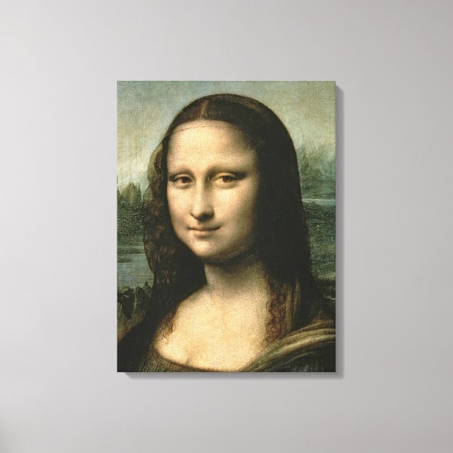 Lienzo Leonardo Vinci | Mona Lisa, c.1503-6 (Anverso)