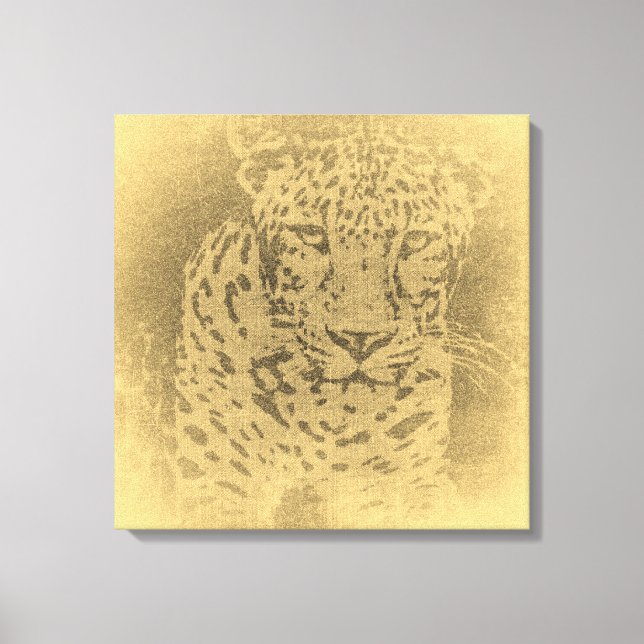 Lienzo Leopard Vintage Wrapl Canvas (Anverso)