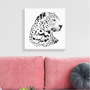 Lienzo Leopardo de la jungla Animales Stretched Canvas Pr