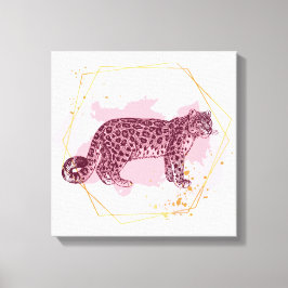 Lienzo Leopardo de la nieve