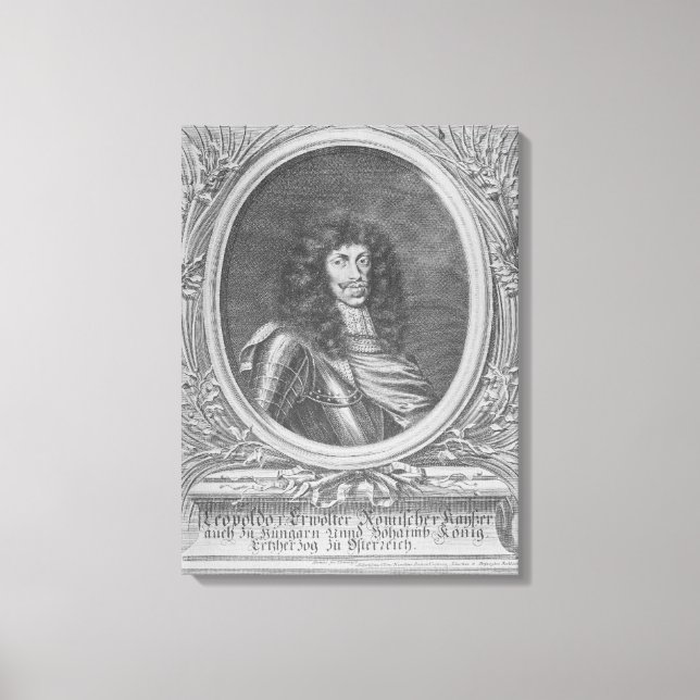 Lienzo Leopold I, Santo Emperador Romano (Anverso)