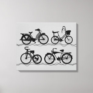 Lienzo Les Bicyclettes