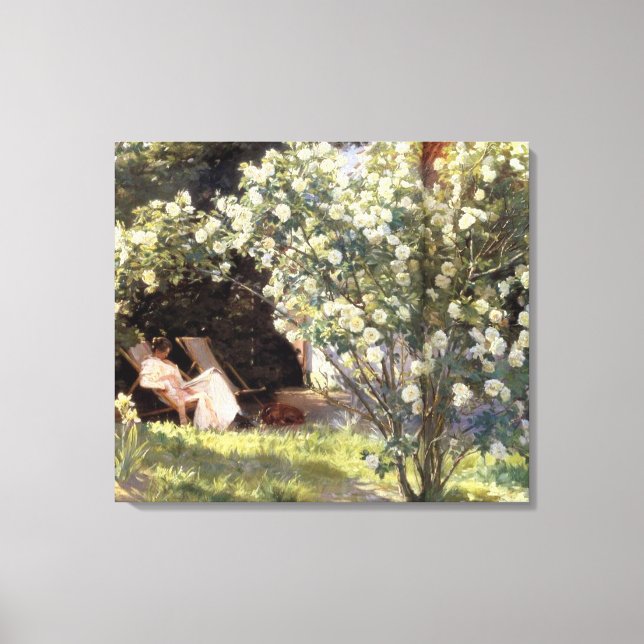 Lienzo Les Rosas de Kroyer (Anverso)
