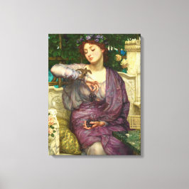 Lienzo Lesbia y su resplandor (por Edward John Poynter)