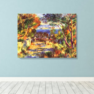 Lienzo L'Estaque de Pierre Renoir, Impresionismo Vintage