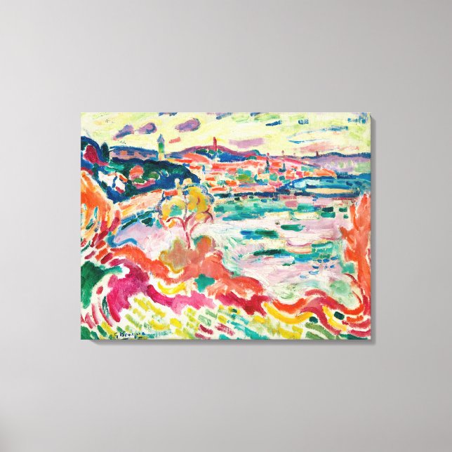 Lienzo L'Estaque | Georges Braque | (Anverso)