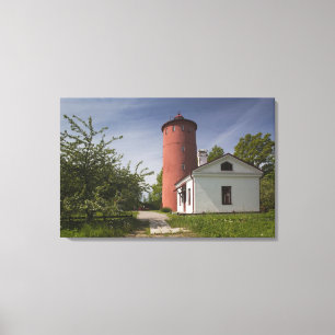 Lienzo Letonia, Letonia occidental, región de Kurzeme, Ca