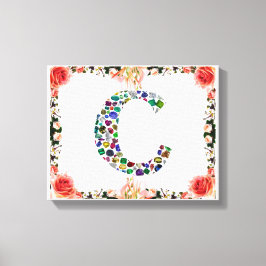 Lienzo Letra inicial C