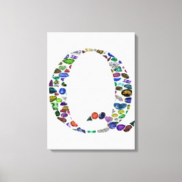 Lienzo Letra inicial Q