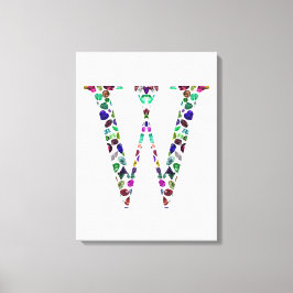 Lienzo Letra inicial W