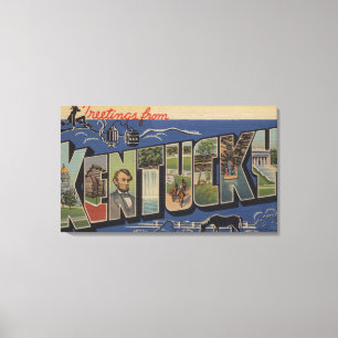 Lienzo Letra ScenesKentucky 2 de KentuckyLarge