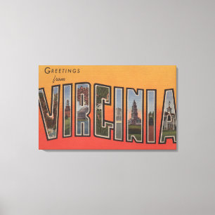 Lienzo Letra ScenesVirginia 3 de VirginiaLarge