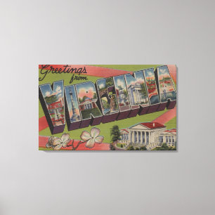 Lienzo Letra ScenesVirginia 5 de VirginiaLarge