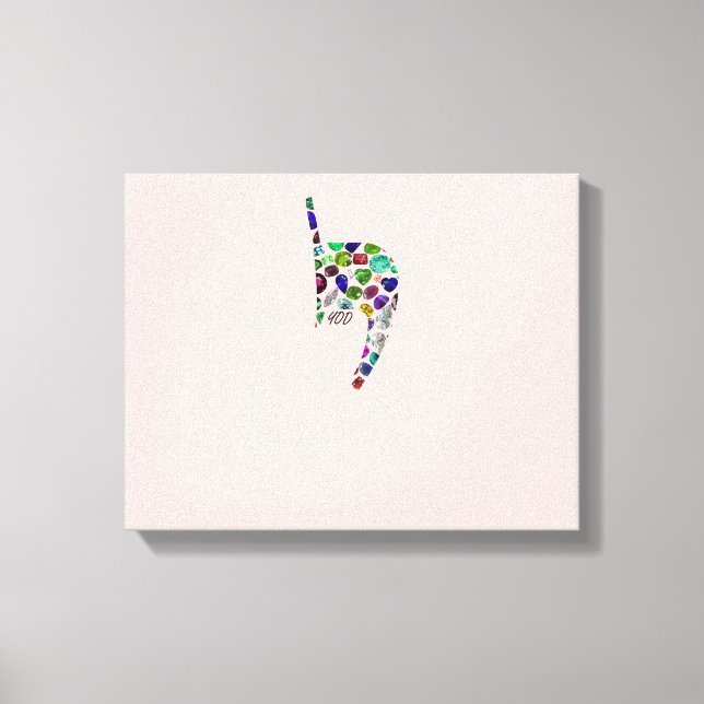 Lienzo Letra 'YOD' (Anverso)